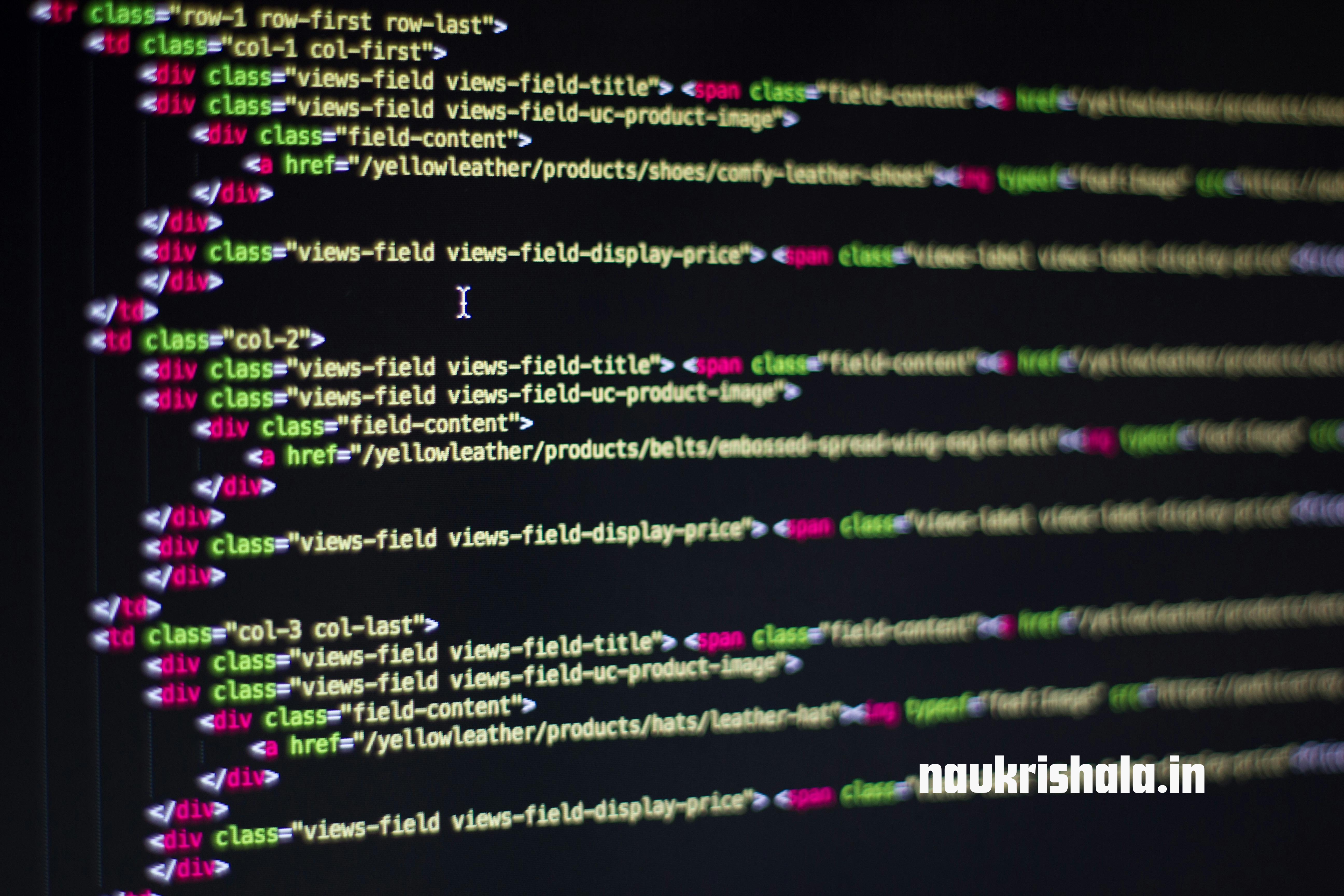 web development internship
